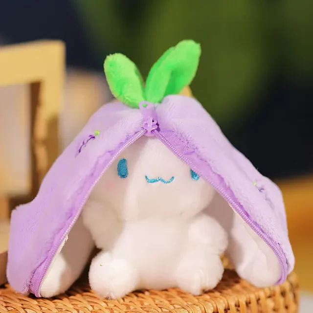 2 in 1 Fruitilicious Rabbit Plushie Keychain - Image 5