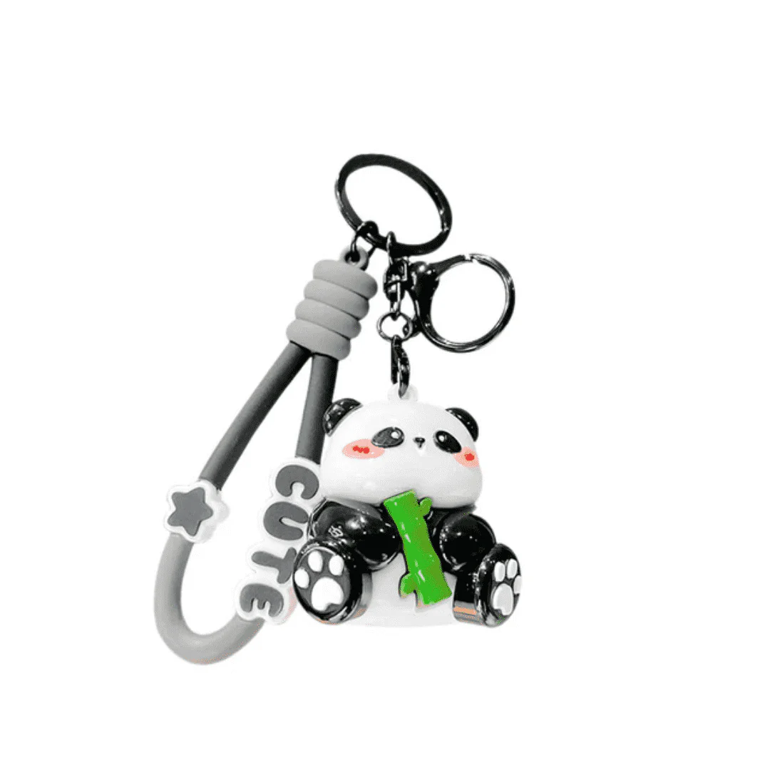 Adorable Panda Charm Keychain - Image 11