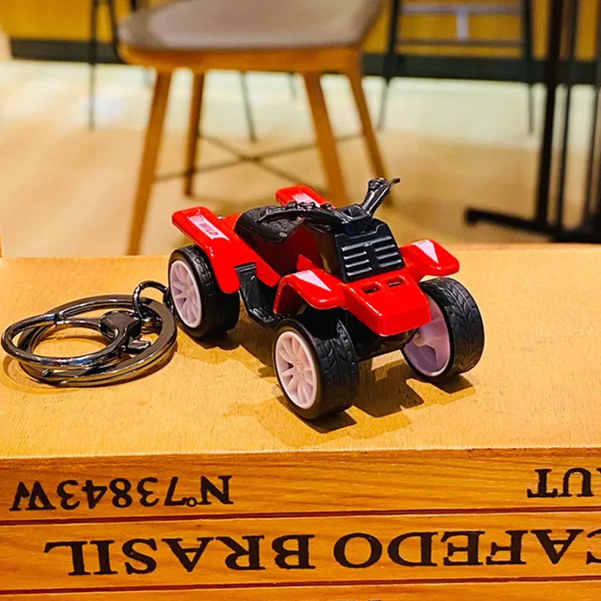 All-Terrain Vehicle (ATV) Quad Bike Toy Keychain - Image 3