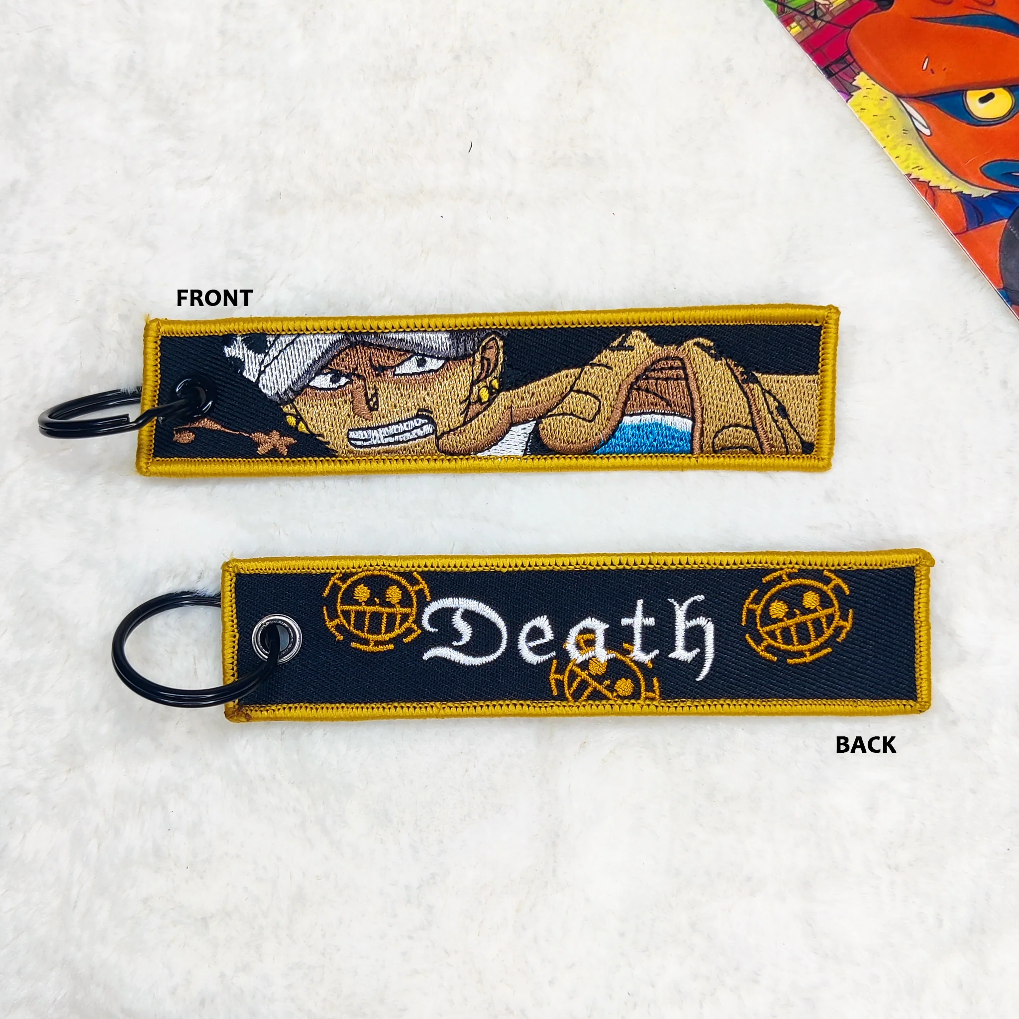Anime Inspired Fabric Key charms for bags, keys, backpack, car and more - Image 4