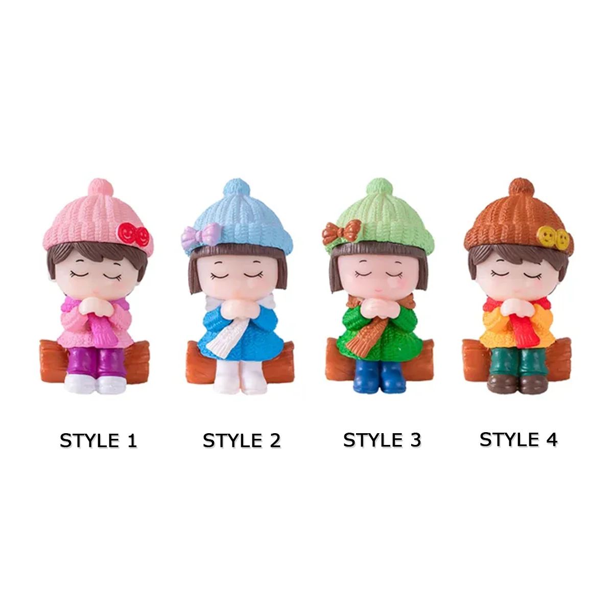 Charming Chibi Doll Keychain - Image 5