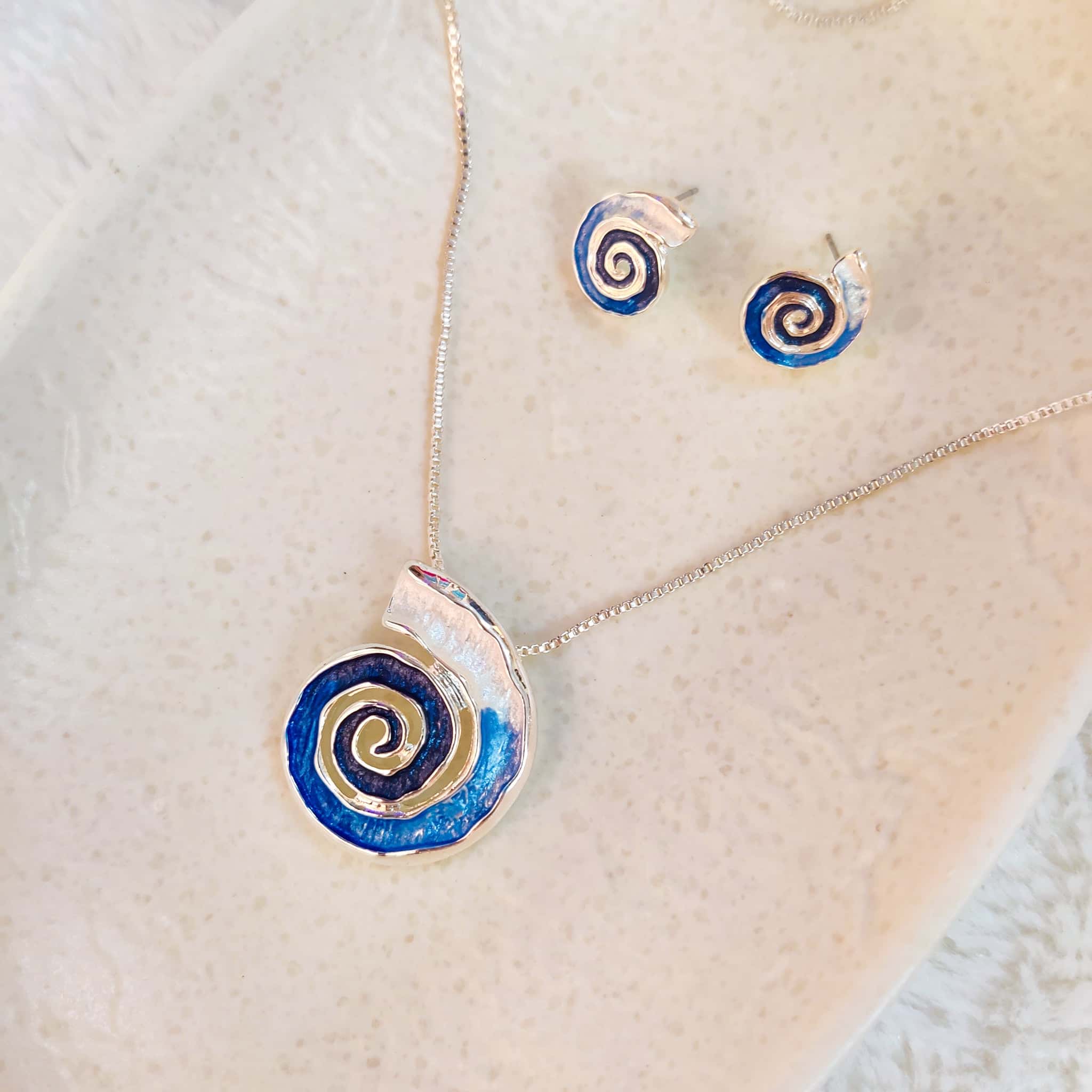 Coastal Charm Necklace & Earring Set - Image 5