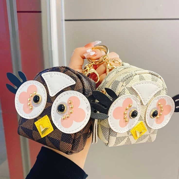 Cute Owl Backpack Wallet Keychain | Owl Coin Pouch - Image 10