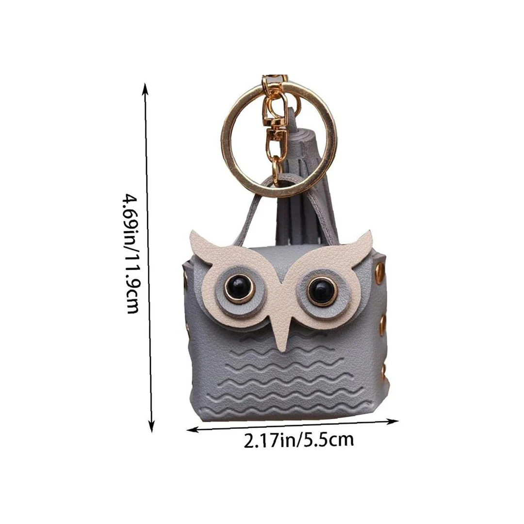 Cute Owl Eye Mini Small Handbag Keychain - Image 11