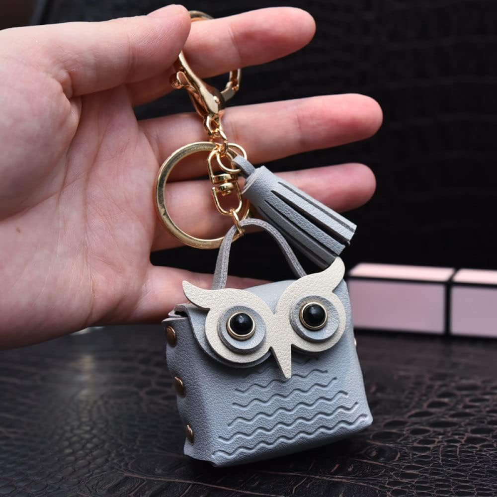 Cute Owl Eye Mini Small Handbag Keychain - Image 9