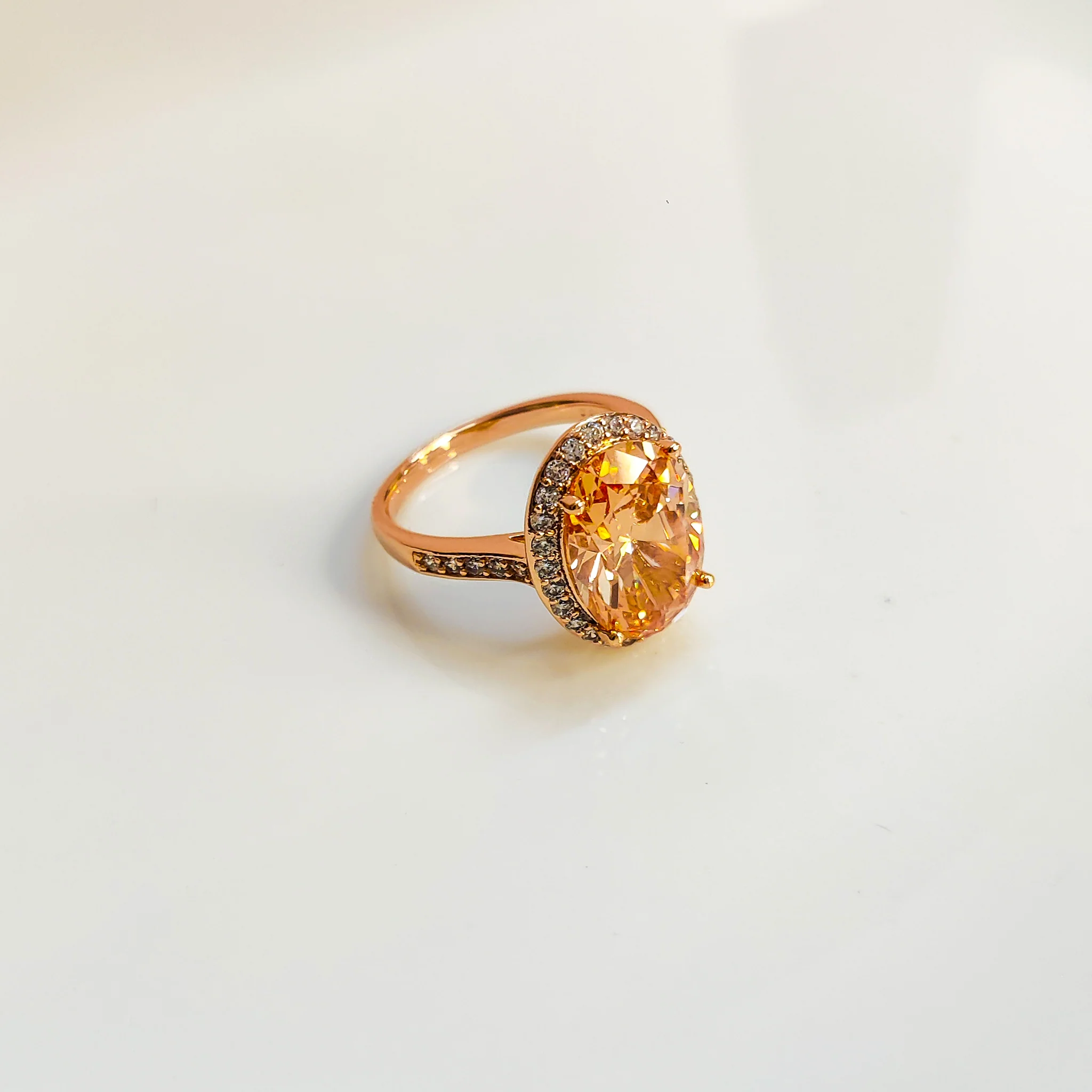 Dawn's Citrine Solitaire Ring - Image 2