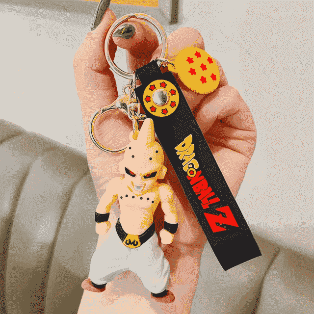 Dragon Ball Z Figures 3D Keychain with  Strap and Charm - Image 7