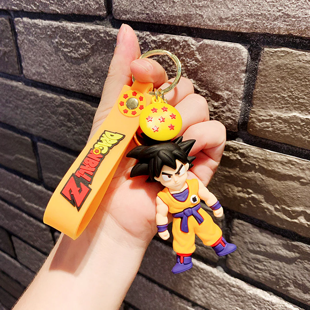 Dragon Ball Z - Goku 3D Keychain with Wrist Strap and Charm - Image 3