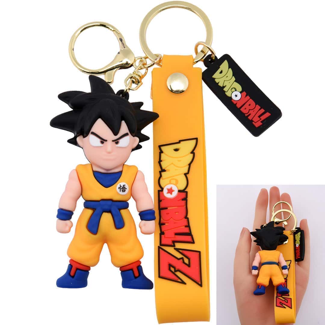 Dragon Ball Z - Goku 3D Keychain with Wrist Strap and Charm - Image 5