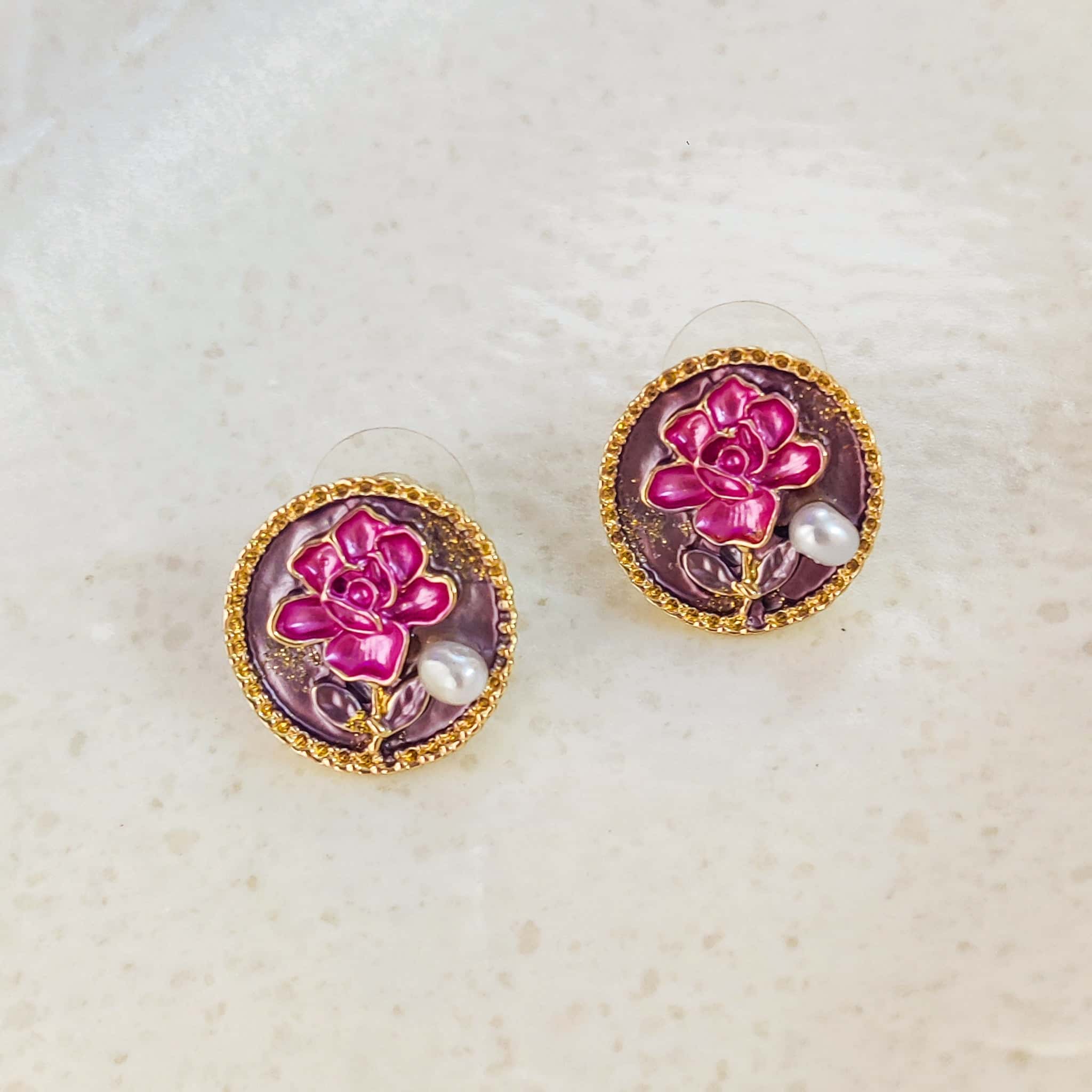 Elysian Rose Stud Earring - Image 10