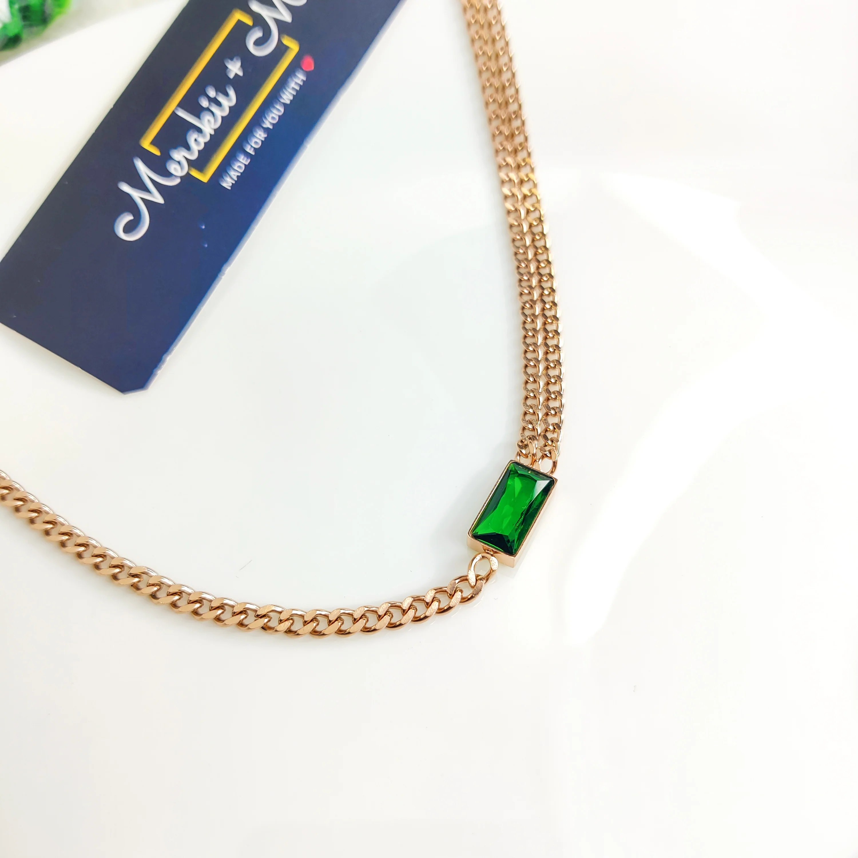 Emerald Radiance Necklace - Image 2