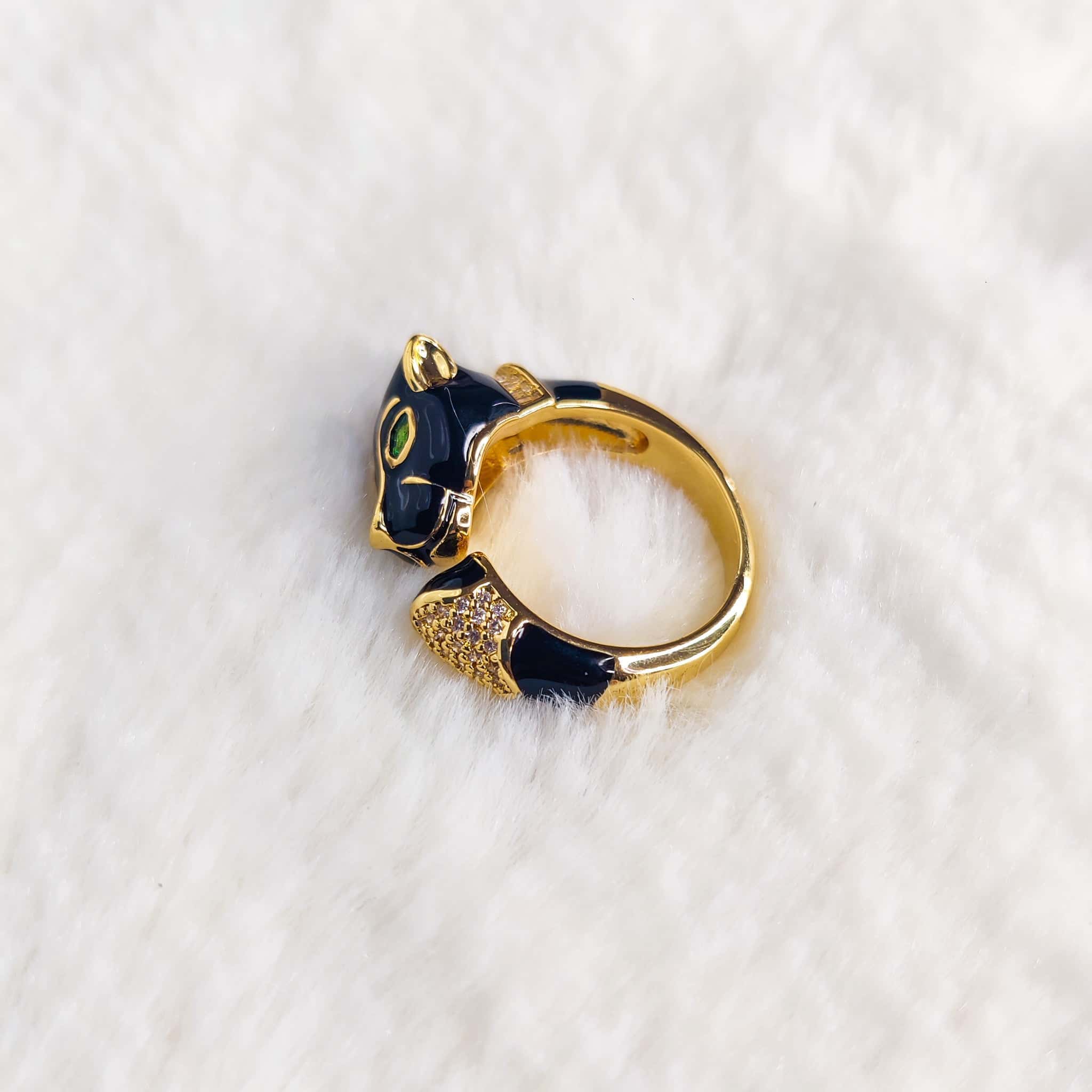 Iconic Black Panther Statement Ring - Image 4