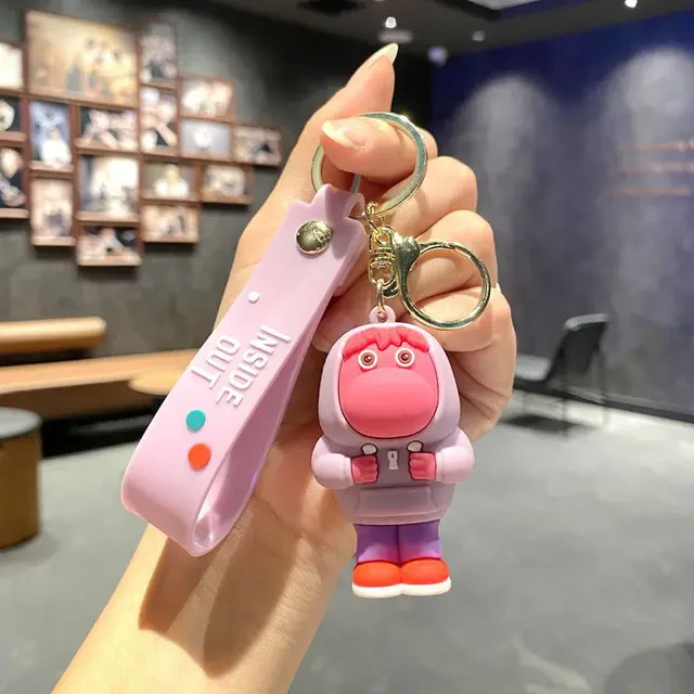 Inside Out 3D Rubber Keychains (SET OF 8) - Image 11