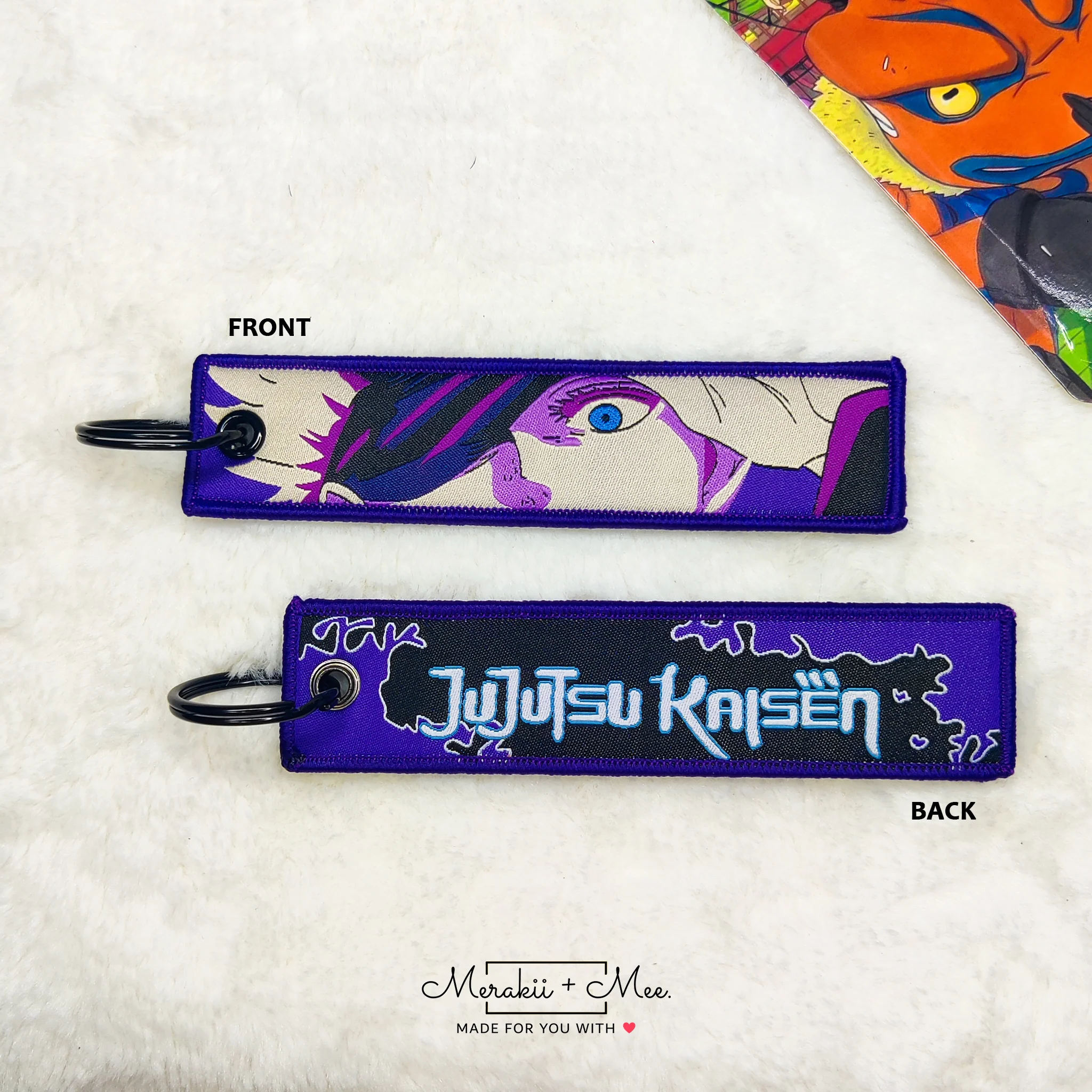 Japanese Anime Inspired Fabric Key charms for bags, keys, backpack - Image 4