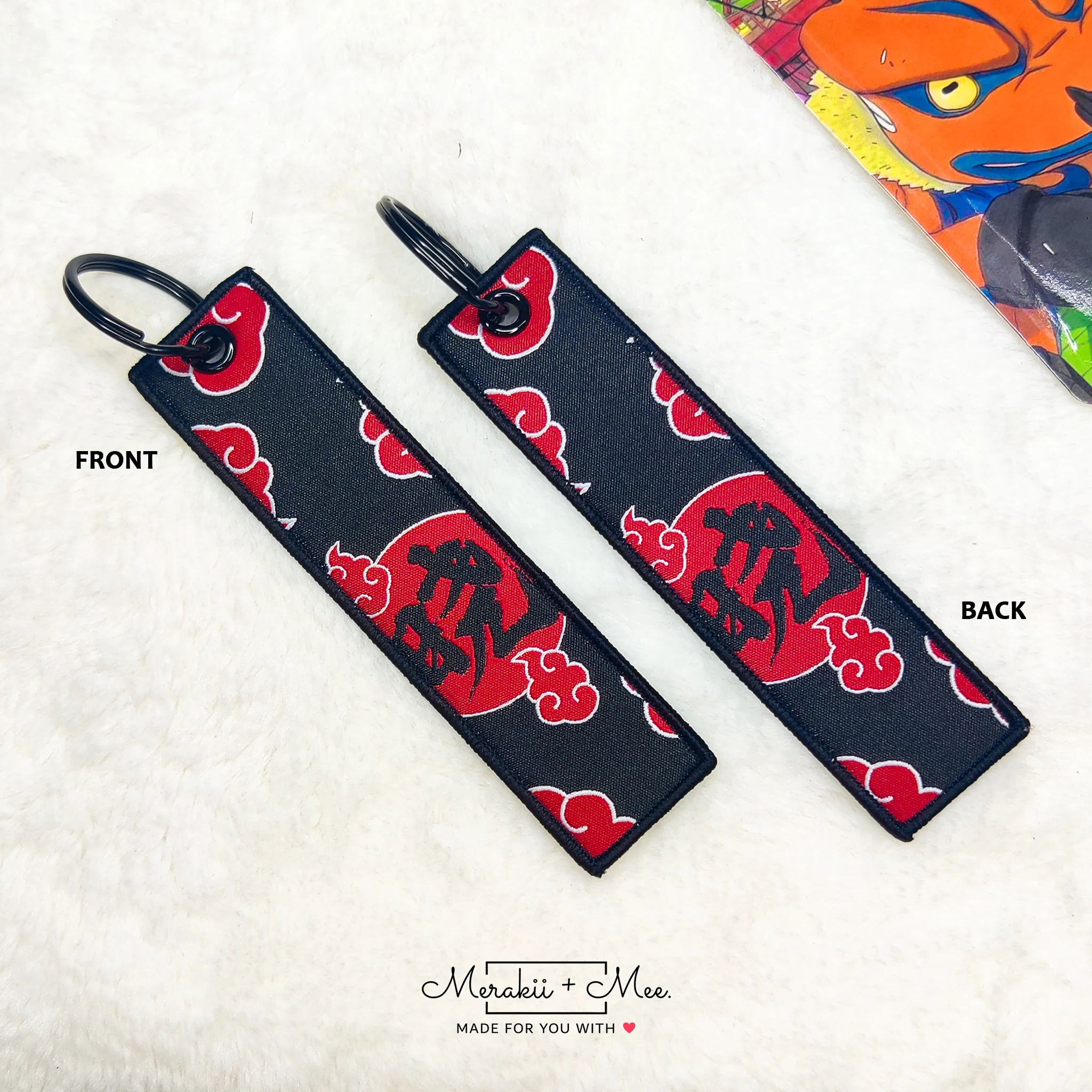 Japanese Anime Inspired Fabric Key charms for bags, keys, backpack - Image 5