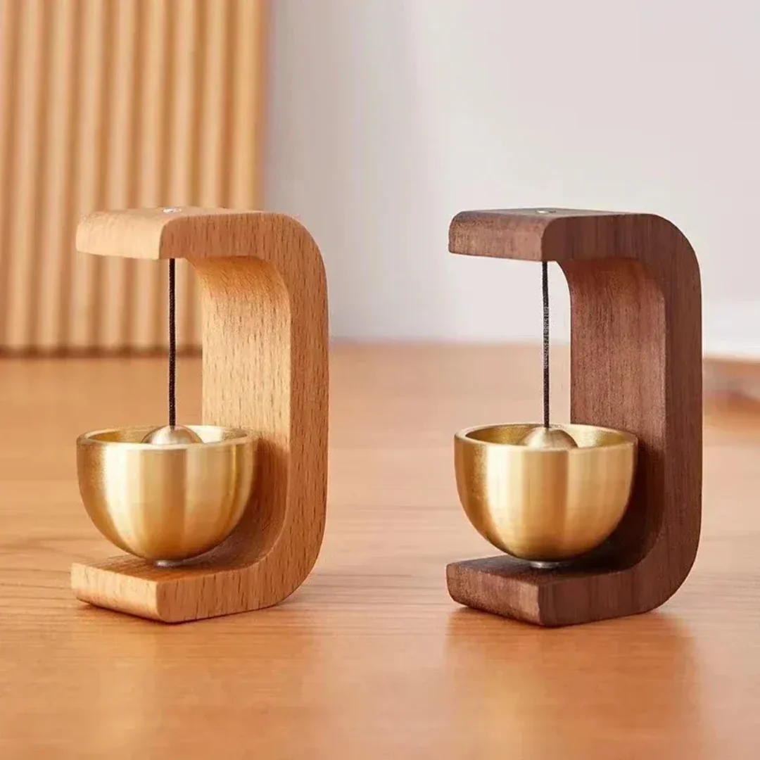 Japanese Wooden Shopkeeper Door Bell – Traditional Door Entrance Bell - Image 3