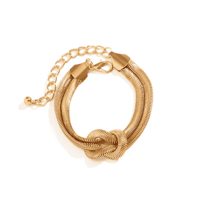 Liquid Gold Infinity Knot Bracelet - Image 6