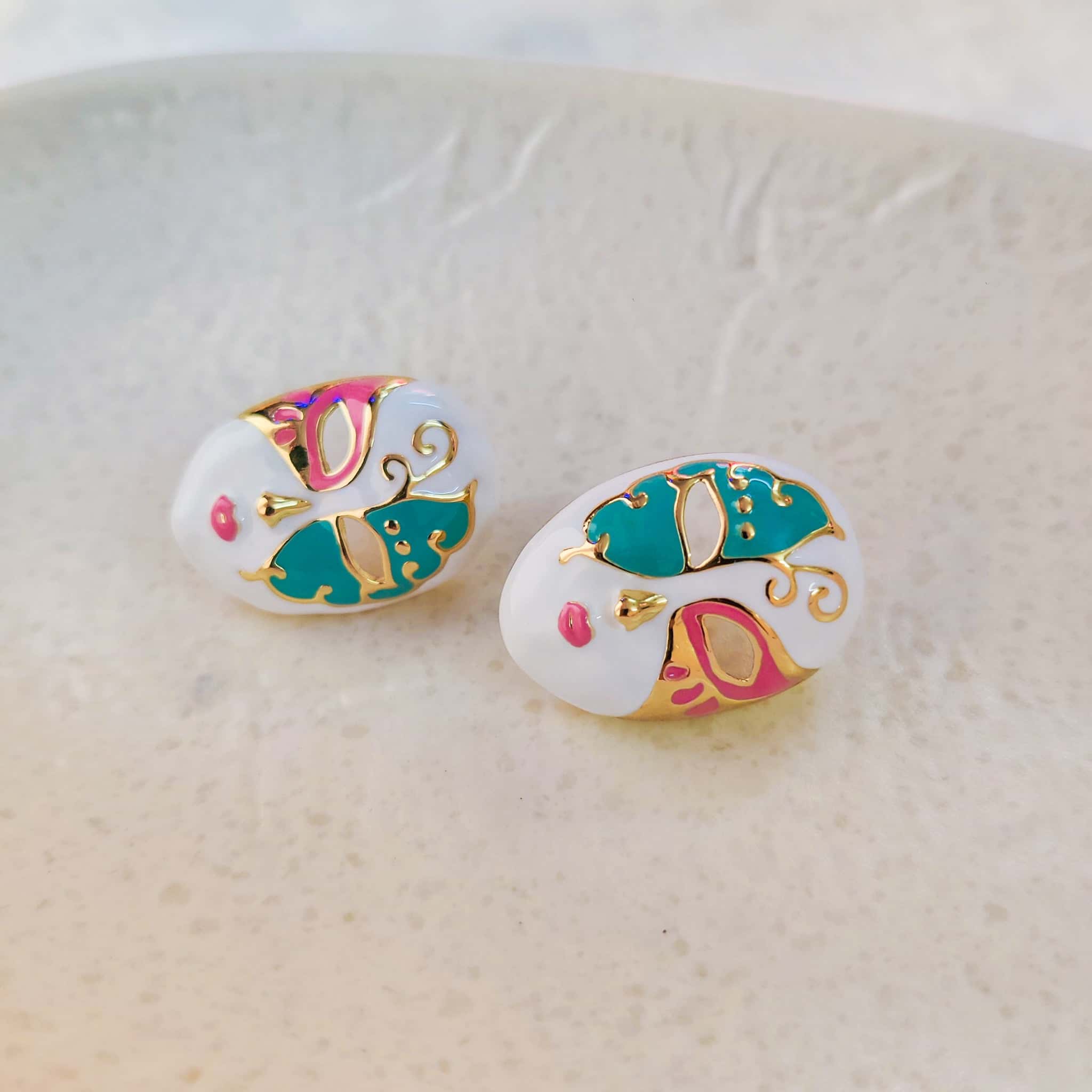 Masquerade Elegance Stud Earring - Image 10