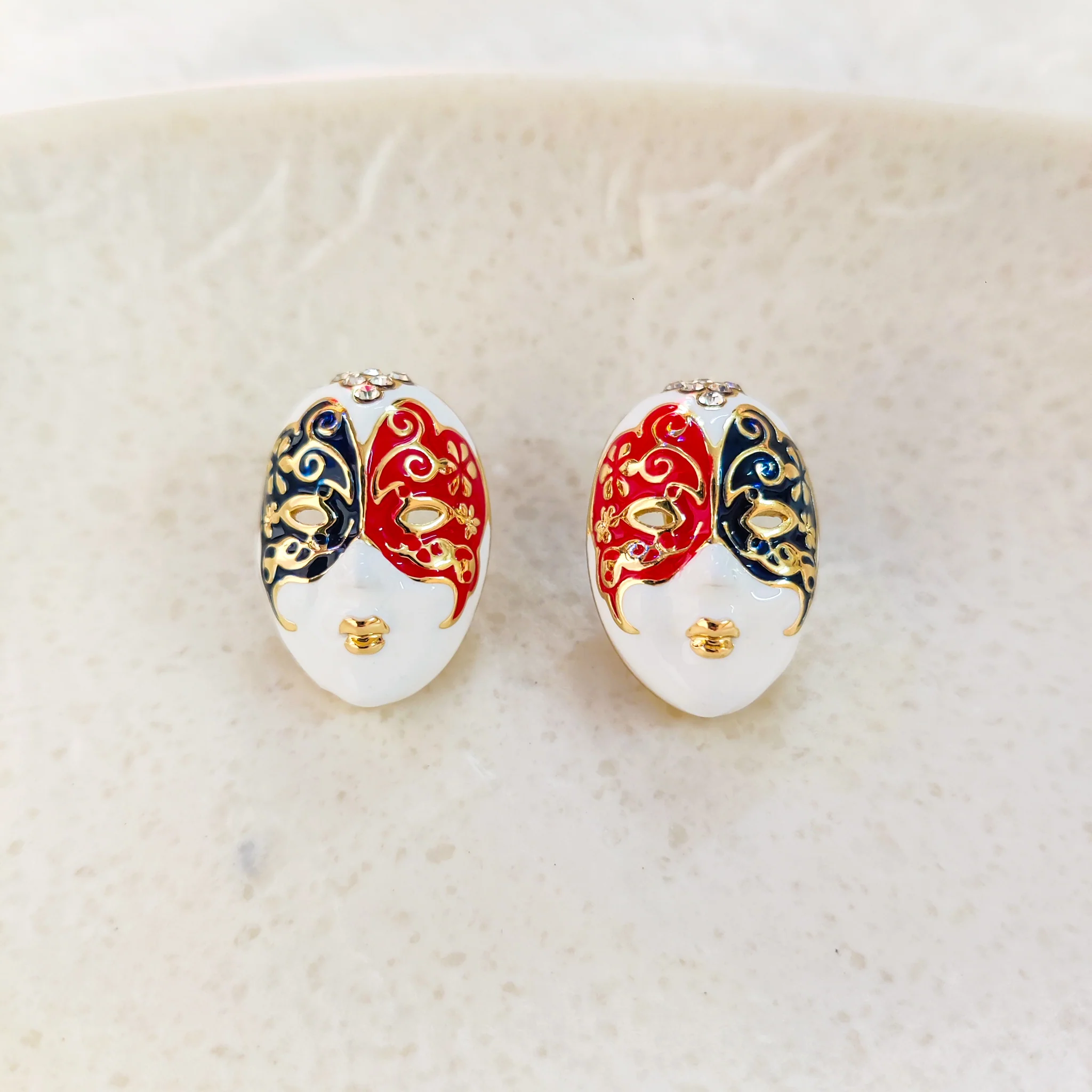 Masquerade Elegance Stud Earring - Image 2