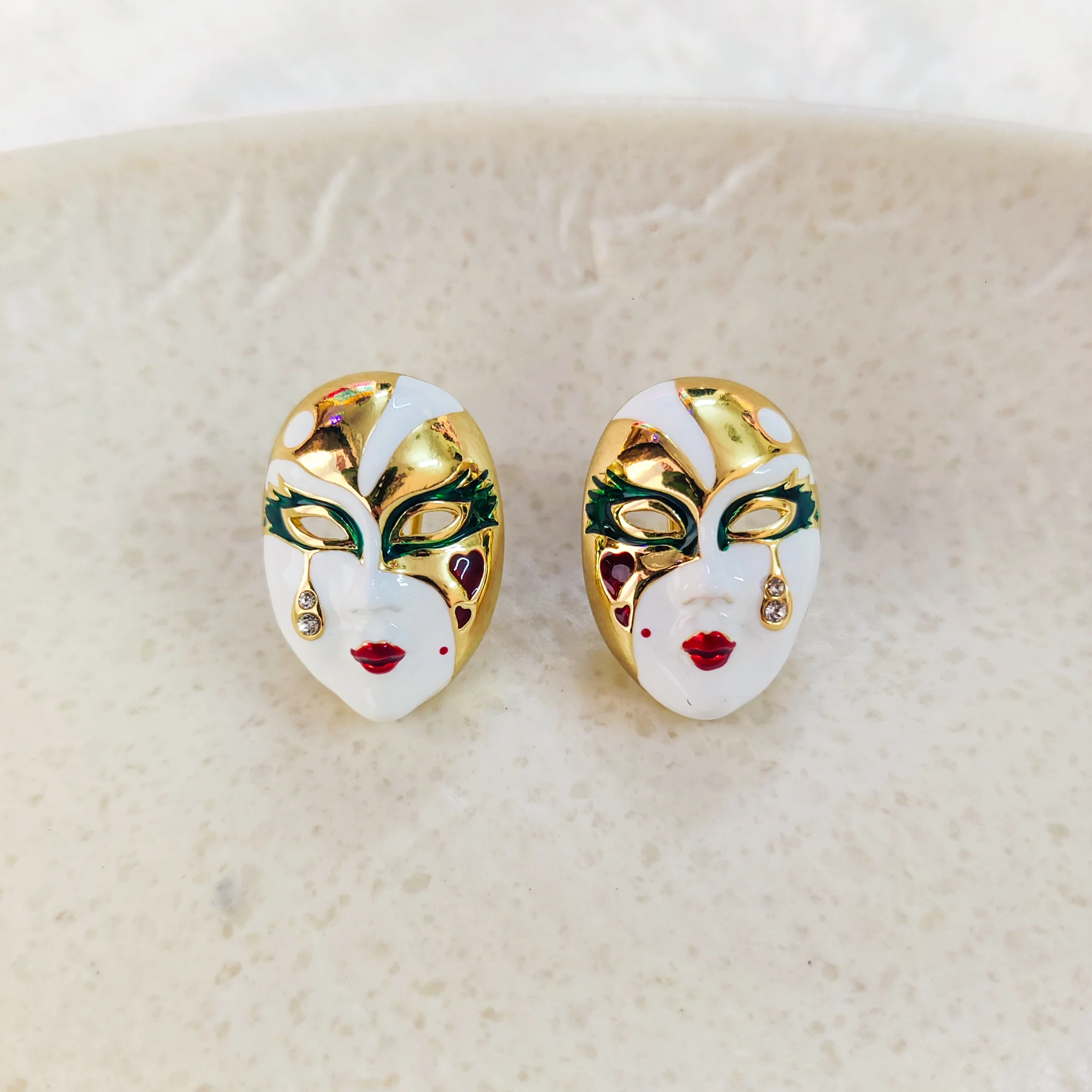 Masquerade Elegance Stud Earring - Image 3