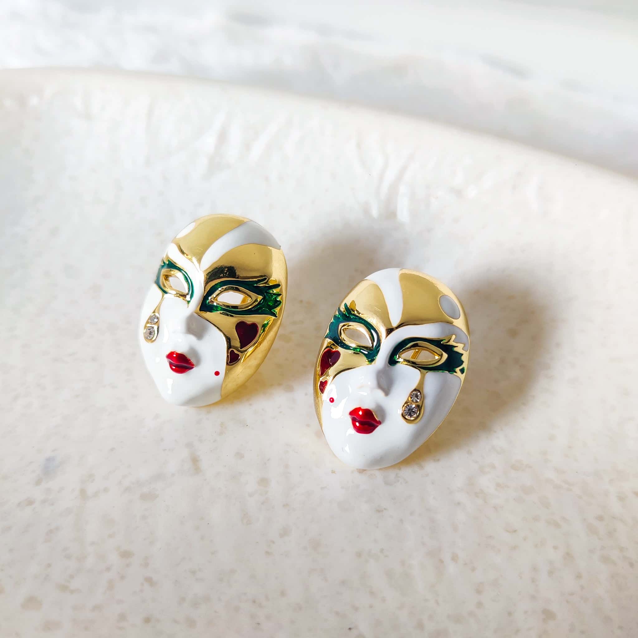 Masquerade Elegance Stud Earring - Image 8