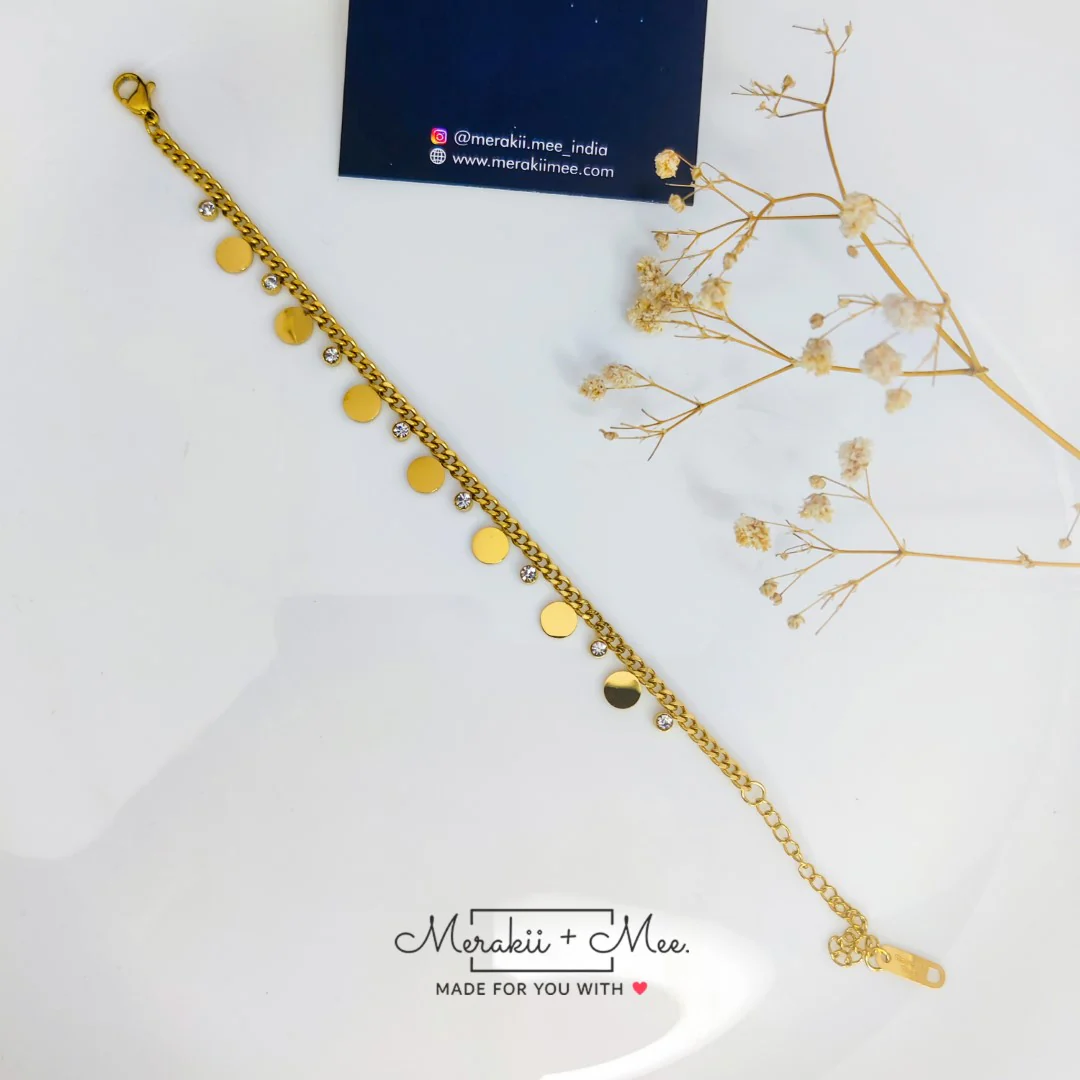 Melora Gold Sparkle Bracelet - Image 3