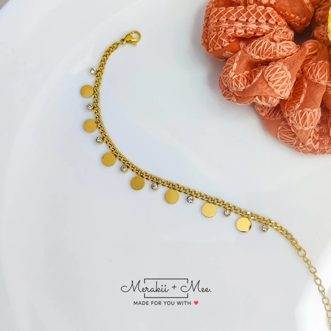 Melora Gold Sparkle Bracelet - Image 4