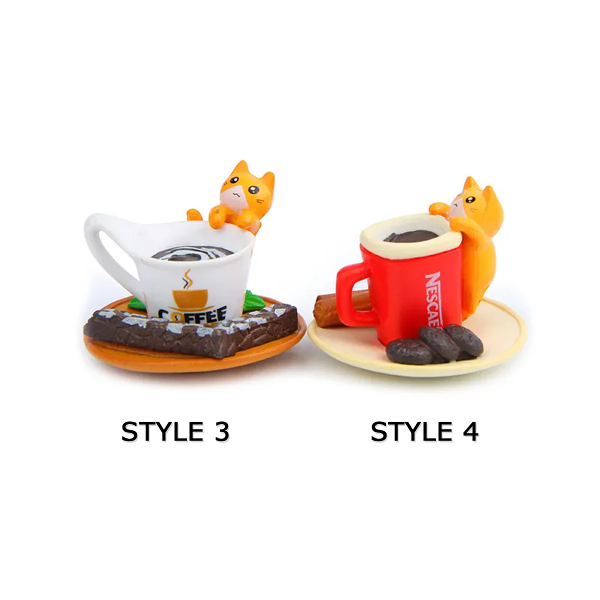 Meowccino Cat Coffee Doll Keyring - Image 9