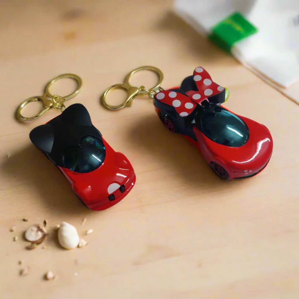 Mickey Mouse Club House Inspired Toy Car Keychains (SET OF 2) - Image 2