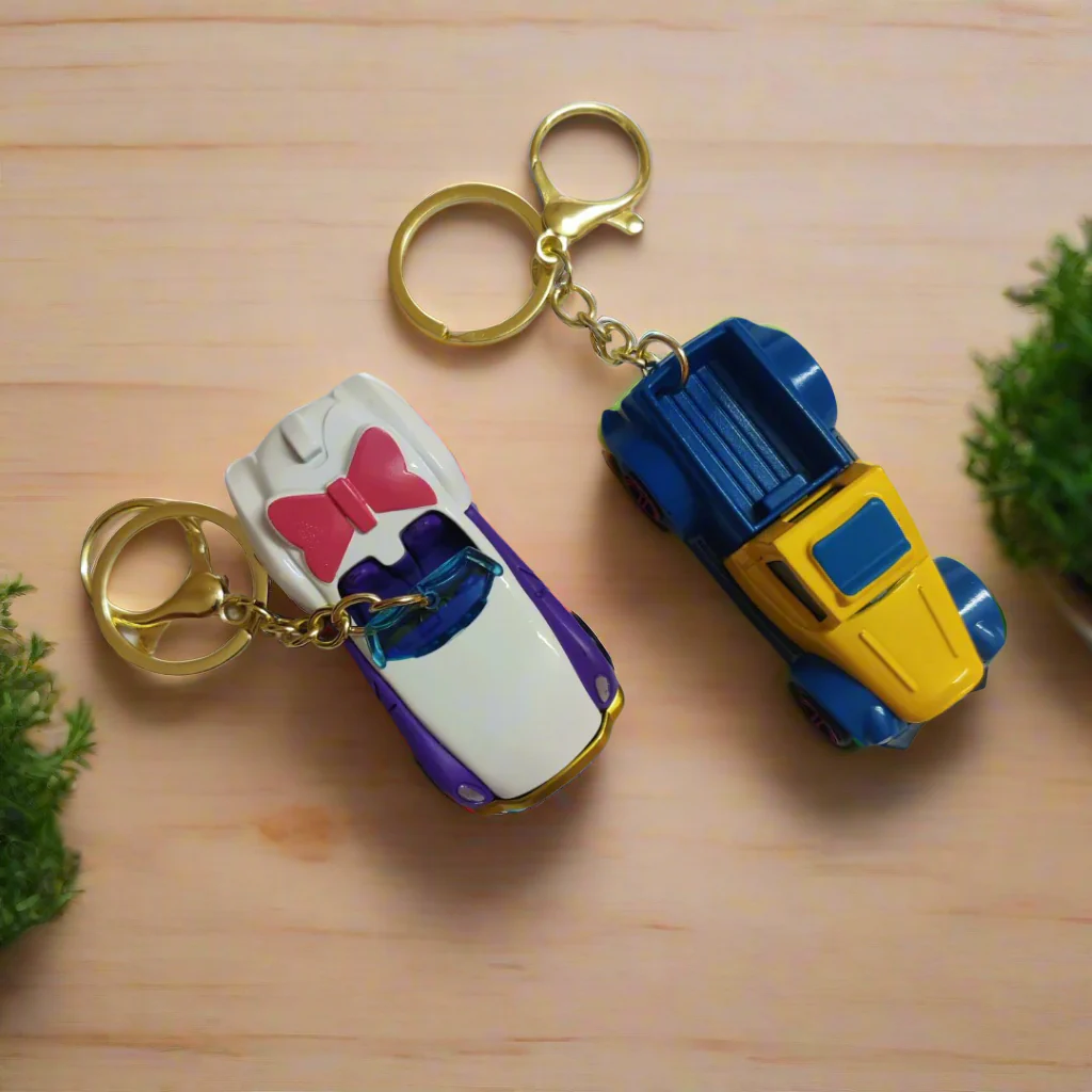 Mickey Mouse Club House Inspired Toy Car Keychains (SET OF 2) - Image 5