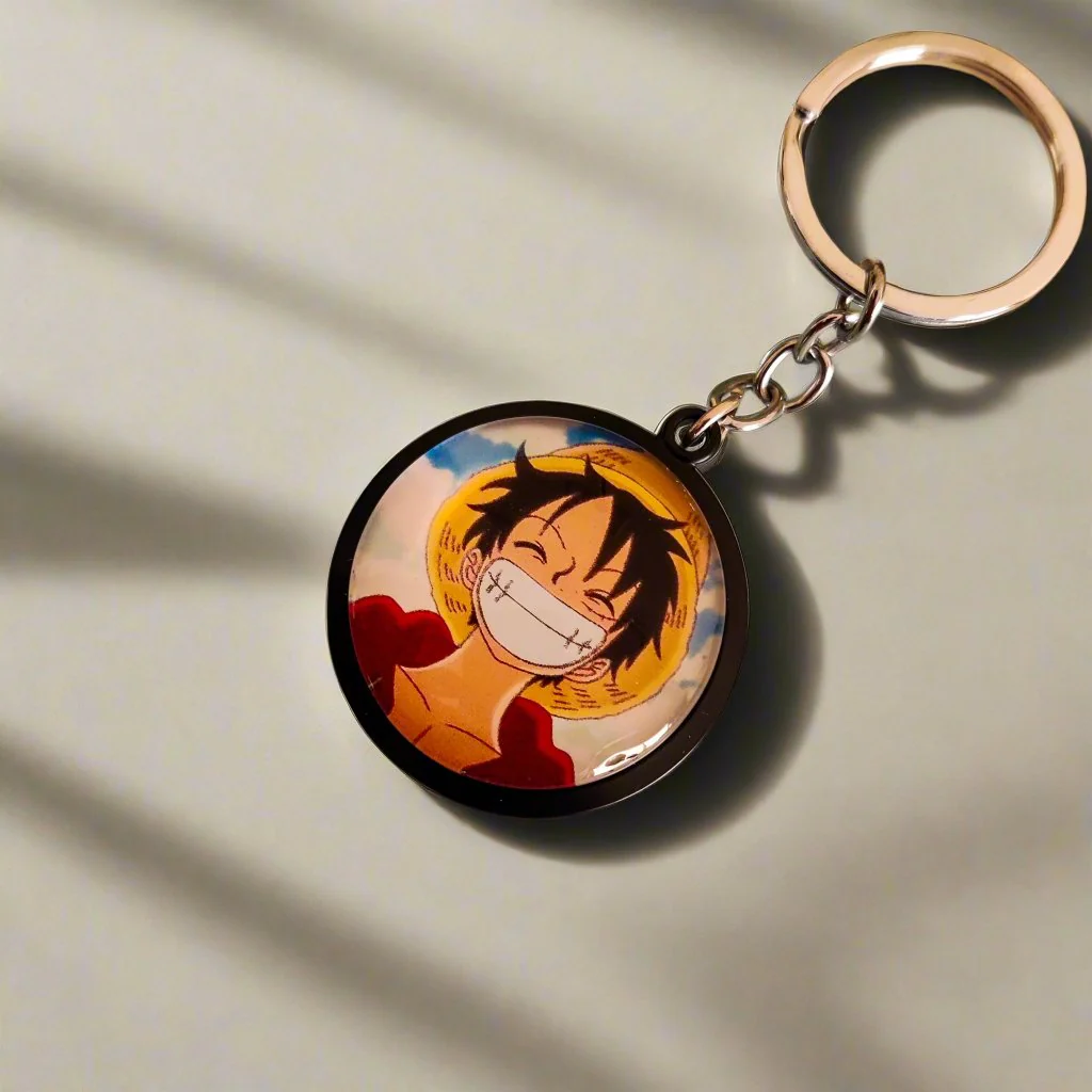 Monkey D. Luffy Face Double-Sided Keychain - Image 2