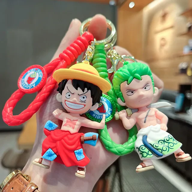 One Piece Japanese Manga Series 3D Rubber Keychain - Image 2