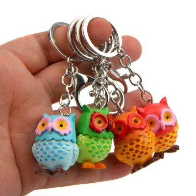 Owl-shaped Keychain Carabiner | Creative Key Chain Keyring - Image 3