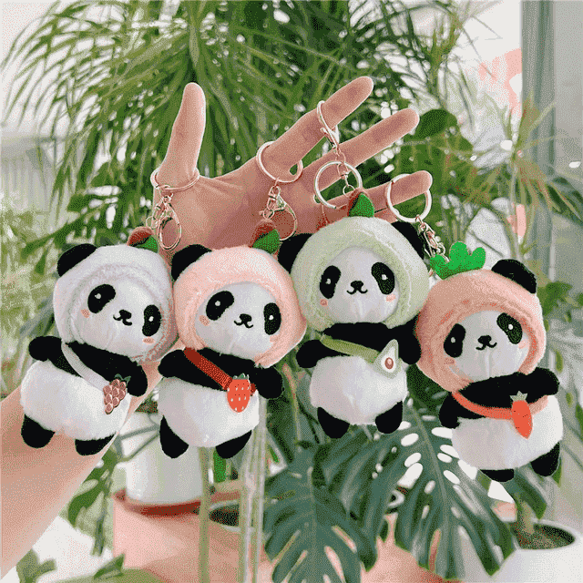 Panda Pals Plush Soft Toy Keychain - Image 7