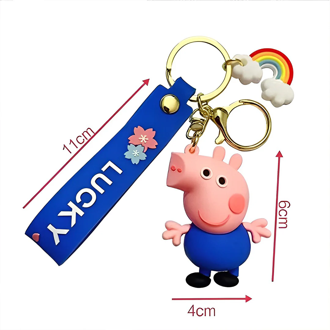 Peppa Pig Keychain with Strap - Image 7