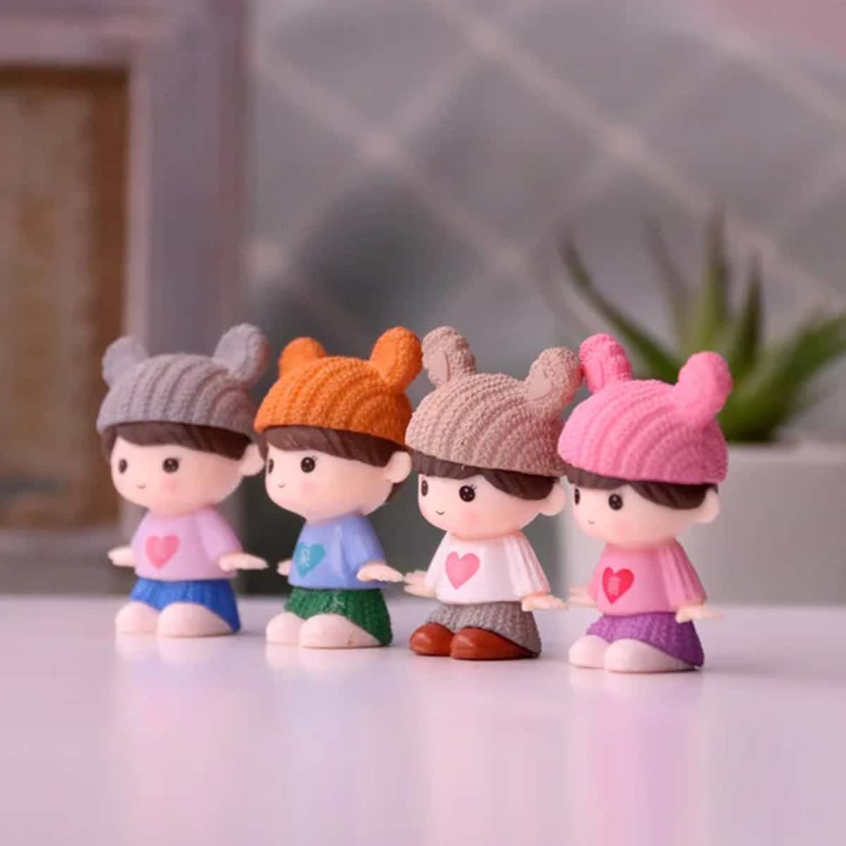 Playful Knit Hat Mini Doll Keyring - Image 10