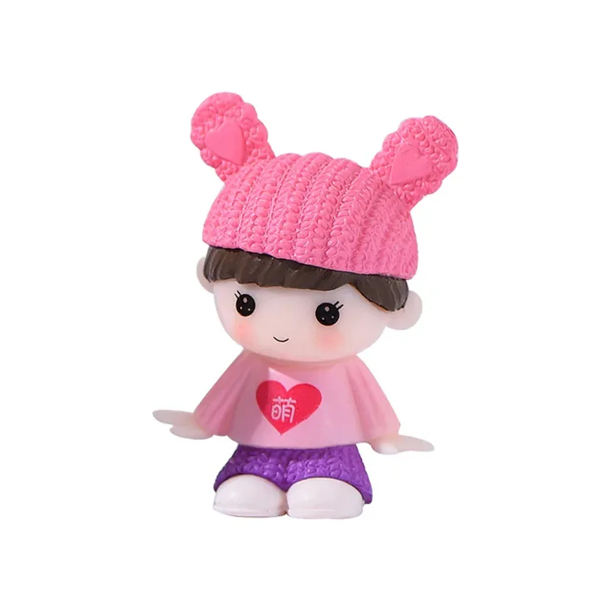 Playful Knit Hat Mini Doll Keyring - Image 6