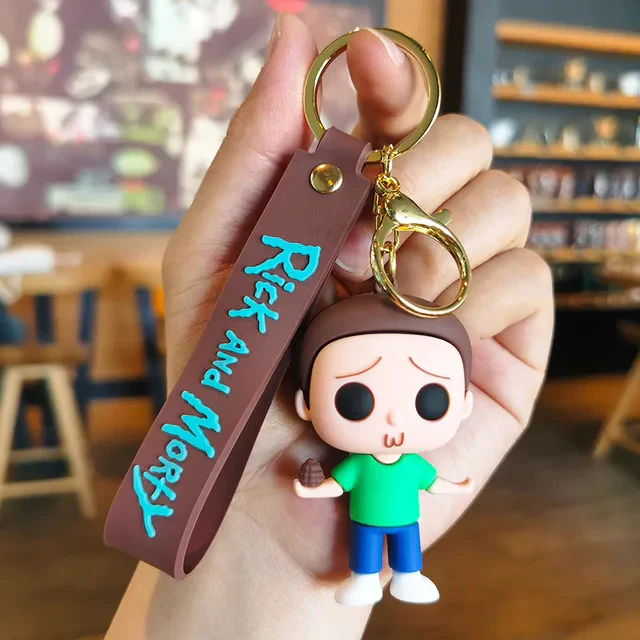Rick and Morty 3D Keychain with Strap - Image 5