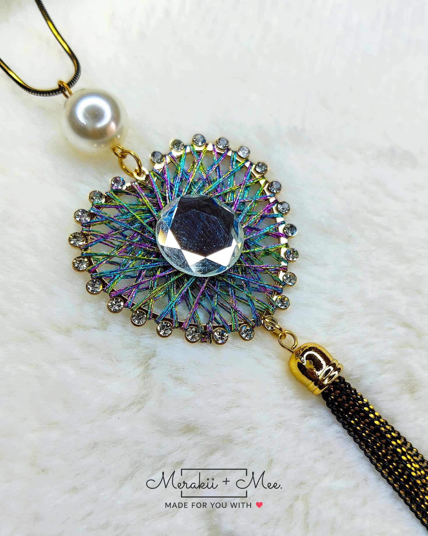 Threaded Heart Neckpeice - Image 4