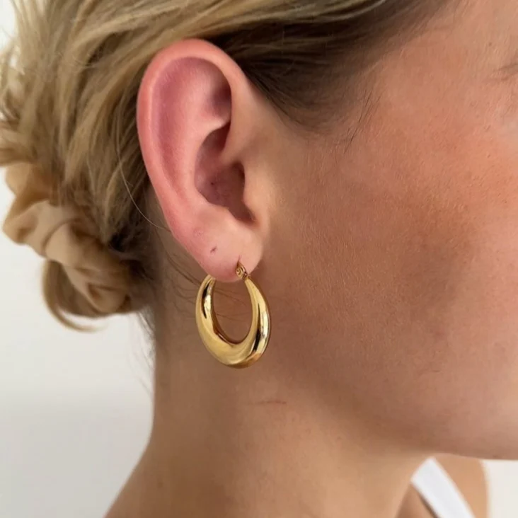 Victoria Hoops | Gold & Silver Mini Hoops - Image 2